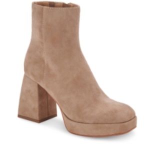 Dolce Vita Mushroom (Beige) Suede platform Booties!